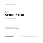 Fanale Posteriore Sinistro BMW Serie 7 E38 1998+ – Arancio-Rosso compatibilità veicoli (Bmw SERIE 7 E38 (1998-2002))