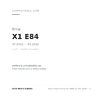 Rückleuchten Links BMW X1 E84 2009+ – Version 3 compatibilità veicoli (Bmw X1 E84 (2012-2015) · Bmw X1 E84 (2009-2012))