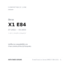Rückleuchten Links BMW X1 E84 2009+ – Version 4 compatibilità veicoli (Bmw X1 E84 (2012-2015) · Bmw X1 E84 (2009-2012))