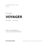 Fanale Posteriore Sinistro Chrysler Voyager 2001-2003 compatibilità veicoli (Chrysler VOYAGER (2001-2004))