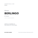 Fanale Hinten Sinistro Citroen Berlingo 2018+ – - Opel Combo 18' - Toyota Proace City 18' - Peu Partner Rifter 2P compatibilità veicoli (Citroen BERLINGO (2018+) · Opel COMBO LIFE (2018+) · Peugeot PARTNER (2018+) · Peugeot RIFTER (2018+) · Toyota PROACE - PROACE VERSO (2016-2019))