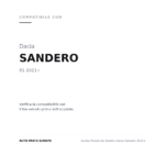 Fanale Posteriore Sinistro Dacia Sandero 2021+ compatibilità veicoli (Dacia SANDERO (2021+))