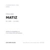 Fanale Posteriore Sinistro Daewoo Matiz 1998-2000 compatibilità veicoli (Chevrolet MATIZ (1998-2000))
