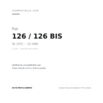 Rückleuchten Links FIAT 126 Bis compatibilità veicoli (Fiat 126 / 126 BIS (1972-1982) · Fiat 126 FSM (1983-1992))
