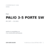 Fanale Posteriore Sinistro FIAT Palio 1999+ – 3/5 P. compatibilità veicoli (Fiat PALIO 3-5 PORTE SW (1997-2001))