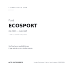 Fanale Posteriore Sinistro Ford Ecosport 2013-2016 compatibilità veicoli (Ford ECOSPORT (2013-2017) · Ford ECOSPORT (2017+))