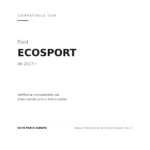 Fanale Posteriore Sinistro Ford Ecosport 2017+ compatibilità veicoli (Ford ECOSPORT (2017+))
