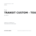 Fanale Posteriore Sinistro Ford Transit Custom - Tourneo Custom 2023+ compatibilità veicoli (Ford TRANSIT CUSTOM - TOURNEO CUSTOM (2023+))