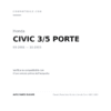 Fanale Posteriore Sinistro Honda Civic 2001-2002 compatibilità veicoli (Honda CIVIC 3/5 PORTE (2001-2003))