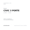 Fanale Posteriore Sinistro Honda Civic 2003-2005 compatibilità veicoli (Honda CIVIC 3 PORTE (2003-2005))