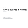 Rückleuchten Links Honda Civic 2007 compatibilità veicoli (Honda CIVIC HYBRID 4 PORTE (2006+))