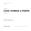 Fanale Posteriore Sinistro Honda Civic 2008-2011 compatibilità veicoli (Honda CIVIC HYBRID 4 PORTE (2006+))