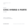 Rückleuchten Links Honda Civic 2008-2011 – Innen compatibilità veicoli (Honda CIVIC HYBRID 4 PORTE (2006+))