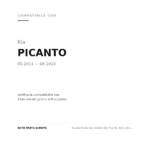 Rückleuchten Links KIA Picanto 2011-2016 – Version 2 compatibilità veicoli (Kia PICANTO (2011-2015))