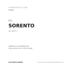 Fanale Posteriore Sinistro KIA Sorento 2017+ compatibilità veicoli (Kia SORENTO (2017+))