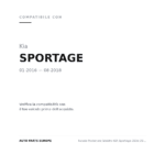 Fanale Posteriore Sinistro KIA Sportage 2016-2017 – Interno A Led compatibilità veicoli (Kia SPORTAGE (2016-2018))