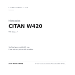 Fanale Posteriore Sinistro Mercedes Citan W420 2021+ compatibilità veicoli (Mercedes CITAN W420 (2021+))