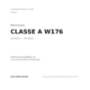 Fanale Posteriore Sinistro Mercedes Classe A W176 2012+ compatibilità veicoli (Mercedes CLASSE A W176 (2012-2015))