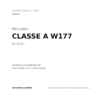 Fanale Posteriore Sinistro Mercedes Classe A W177 5 Porte 2018+ compatibilità veicoli (Mercedes CLASSE A W177 (2018+))