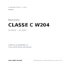 Fanale Posteriore Sinistro Mercedes Classe C W204 Station Wagon 2011+ compatibilità veicoli (Mercedes CLASSE C W204 (2011-2013))