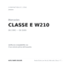 Fanale Hinten Sinistro Mercedes Classe "E" (W210) 1994+ - Station Wagon compatibilità veicoli (Mercedes CLASSE E W210 (1995-1999))