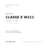 Rückleuchten Links Mercedes Klasse E W211 2002-2005 compatibilità veicoli (Mercedes CLASSE E W211 (2002-2006) · Mercedes CLASSE E W211 (2006-2009))