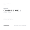 Fanale Posteriore Sinistro Mercedes Classe E W211 Station Wagon Bc-Rosso A Led – Esterno compatibilità veicoli (Mercedes CLASSE E W211 (2002-2006))