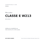 Fanale Posteriore Sinistro Mercedes Classe E W213 2020+ – Interno A Led compatibilità veicoli (Mercedes CLASSE E W213 (2020+))