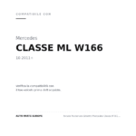 Rückleuchten Links Seite Mercedes M-Klasse W166 2011+ – LED Innenteil compatibilità veicoli (Mercedes CLASSE ML W166 (2011+))