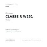 Fanale Posteriore Sinistro Mercedes Classe R W251 2010+ compatibilità veicoli (Mercedes CLASSE R W251 (2010+))