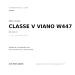Fanale Hinten Sinistro Mercedes Classe "V" Viano W447 2014+ – Versione 3 compatibilità veicoli (Mercedes CLASSE V VIANO W447 (2014+) · Mercedes VITO (2014-2019))