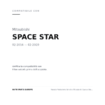Rückleuchten Links Mitsubishi Space Star 2016-2019 compatibilità veicoli (Mitsubishi SPACE STAR (2016-2020))