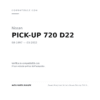 Rückleuchten Links Nissan Pick-Up 720 D22 1997+ – Modell Kioto M/Nebelschlussleuchte compatibilità veicoli (Nissan PICK-UP 720 D22 (1997-2002))