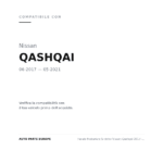 Rückleuchten Links Nissan Qashqai 2017-2020 – LED Innenausstattung compatibilità veicoli (Nissan QASHQAI (2017-2021))
