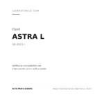 Rückleuchten Links Opel Astra L 2021+ compatibilità veicoli (Opel ASTRA L (2021+))