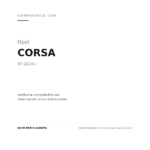 Fanale Posteriore Sinistro Opel Corsa 2019+ compatibilità veicoli (Opel CORSA (2019+))