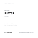 Rückleuchten Links Peugeot Rifter 2018+ compatibilità veicoli (Peugeot RIFTER (2018+))