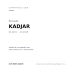 Rückleuchten Links Renault Kadjar 2015-2018 compatibilità veicoli (Renault KADJAR (2015-2018))