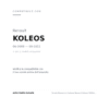 Fanale Posteriore Sinistro Renault Koleos 2008+ – Esterno compatibilità veicoli (Renault KOLEOS (2008-2011) · Renault KOLEOS (2011-2015))