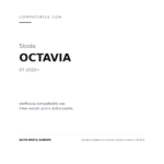 Fanale Posteriore Sinistro Skoda Octavia 2020+ compatibilità veicoli (Skoda OCTAVIA (2020+))