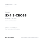 Fanale Posteriore Sinistro Suzuki Sx4 S-Cross 2013+ – Esterno compatibilità veicoli (Suzuki SX4 S-CROSS (2013-2016) · Suzuki SX4 S-CROSS (2016+))