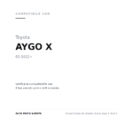 Fanale Posteriore Sinistro Toyota Aygo X 2022+ compatibilità veicoli (Toyota AYGO X (2022+))