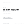 Fanale Posteriore Sinistro Toyota Hi-Lux Pick-Up 2006-2010 compatibilità veicoli (Toyota HI-LUX PICK-UP (2006-2008) · Toyota HI-LUX PICK-UP (2008-2011))
