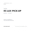 Fanale Posteriore Sinistro Toyota Hi-Lux Pick-Up 2011+ compatibilità veicoli (Toyota HI-LUX PICK-UP (2011-2015))