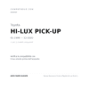 Rückleuchten Links Toyota Hi-Lux Pick-Up 98 und 2001+ compatibilità veicoli (Toyota HI-LUX PICK-UP (1998-2000) · Toyota HI-LUX PICK-UP (2001-2005))