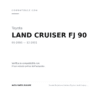 Rückleuchten Links Toyota Land Cruiser 2000-2001 compatibilità veicoli (Toyota LAND CRUISER FJ 90 (2000-2001))
