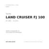 Fanale Posteriore Sinistro Toyota Land Cruiser Fj 100 1998-2001 compatibilità veicoli (Toyota LAND CRUISER FJ 100 (1998-2002))