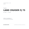 Fanale Posteriore Sinistro Toyota Land Cruiser Fj75 compatibilità veicoli (Toyota LAND CRUISER FJ 75 (1985-1989))