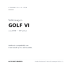 Rückleuchten Links Volkswagen Golf Vi 2008+ – Modell Gti compatibilità veicoli (Volkswagen GOLF VI (2008-2012))