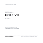 Rückleuchten Links Volkswagen Golf Vii 2017+ – Außen mit LED compatibilità veicoli (Volkswagen GOLF VII (2017+))